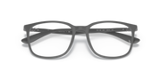 Ray-Ban RX7199 eyeglass frames, dark gray, front view with visible temple branding