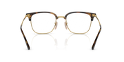 Ray-Ban Clubmaster prescription eyewear frames, black with silver metal accents