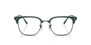 Ray-Ban Clubmaster prescription frames, green acetate with silver metal bridge