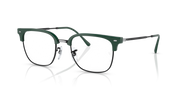 Ray-Ban Clubmaster prescription frames, green acetate with silver metal details