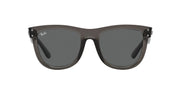 Wayfarer Reverse sunglasses, smoke-gray frame with dark gray lenses, front view