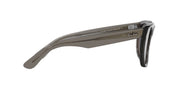 Ray-Ban Wayfarer Reverse sunglasses, dark gray lenses with black frame, side view