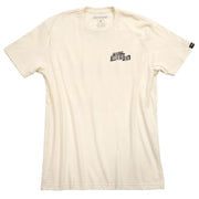 Natural T-shirt with small chest "Daredevil" logo print