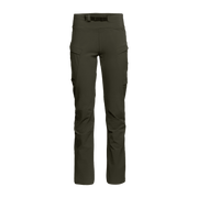 Women’s Ascent pant in deep olive with cargo side pockets and tapered legs