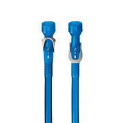 Blue reservoir on/off valve pair with white slider inserts