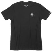 Fasthouse 805 Family First black crewneck short-sleeve tee with small chest logo