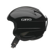 Black GIRO helmet with glossy shell and rear adjustment strap