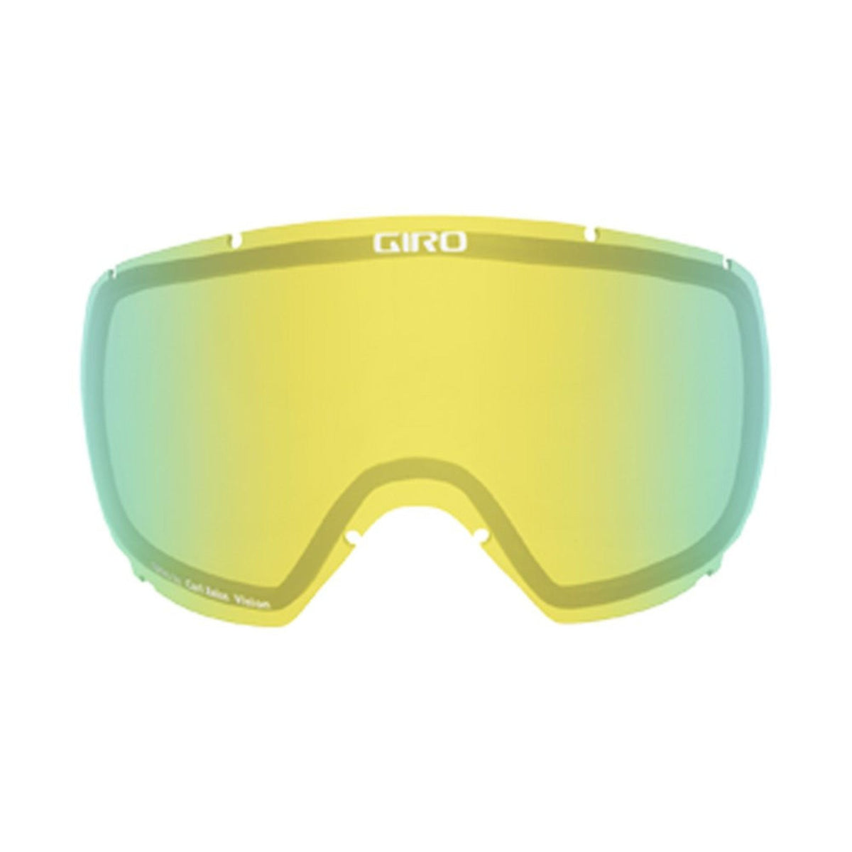 GIRO signal/siren replacement lens, Loden yellow mirrored shield lens