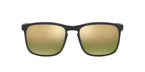 Grey/Polarized Green Mirror Gold Gradient