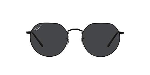 Ray-Ban Jack RB3565 Sunglasses - Black/Polarized Black / 55 mm - 8056597846790
