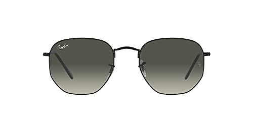 Ray-Ban Hexagonal Hexagonal RB3548 Sunglasses - Black/Grey Gradient / 54 mm - 8056597463850