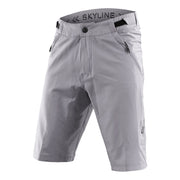 Troy Lee Designs Skyline charcoal shorts with liner, front fly and pocket details