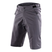 Troy Lee Designs Skyline charcoal shorts with liner, side cargo pockets and logo