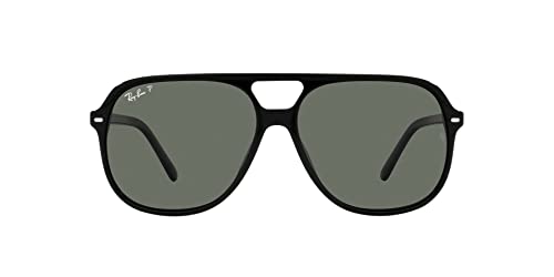 Ray-Ban Bill RB2198 Sunglasses - Black/Polarized Green / 56 mm - 8056597529730