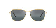 Ray-Ban New Caravan RB3636 Sunglasses - Legend Gold/Polarized Clear Gradient Dark Blue / 58 mm - 8056597665155