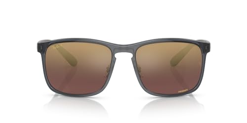 Ray-Ban Chromance RB4264 Sunglasses - Grey/Purple Mirrored Gold Polarized / 58 mm - 8056597792028