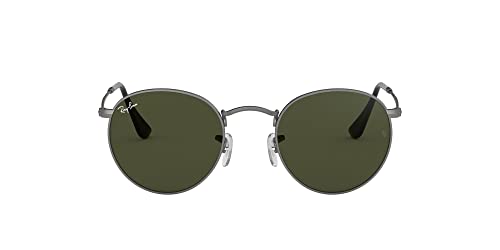 Ray-Ban Metal Glasses RB3447 Sunglasses - Matte Gunmetal/G-15 Green / 53 mm - 8053672666861