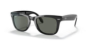 Ray-Ban RB4105 Folding Wayfarer Sunglasses - Black / X-Large - 2100001172510