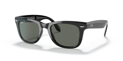 Ray-Ban RB4105 Folding Wayfarer Sunglasses - Black / X-Large - 2100001172510