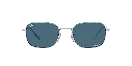 Ray-Ban RB3706 Sunglasses - Silver/Polarized Blue / 57 mm - 8056597835626