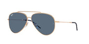 Ray-Ban Aviator Reverse RBR0101S Sunglasses - Rosegold/Dark Blue / 62 mm (X003UYKIC9) - X003UYKIC9
