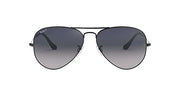 Ray-Ban Aviator RB3025 Sunglasses - Gunmetal/Polarized Blue Gradient Grey / 62 mm - 805289467069