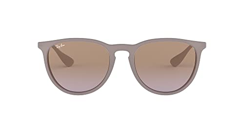 Ray-Ban Erika RB4171 Sunglasses - Dark Rubber Sand/Violet Gradient Brown / 54 mm - 8053672027884