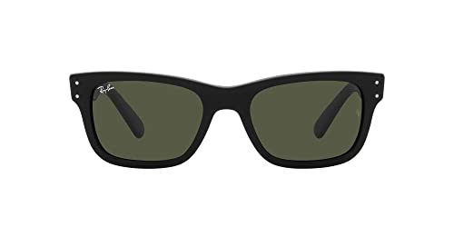 Ray-Ban Mr Burbank RB2283 Sunglasses - Black/Green / 52 mm - 8056597556484