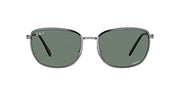 Ray-Ban RB3705 Sunglasses - Gunmetal/Polarized Grey / 57 mm - 8056597833776