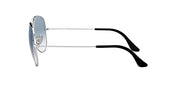 Ray-Ban Aviator RB3025 Sunglasses - Silver/Clear Gradient Blue / 58 mm - 805289307693 - Additional Image 3