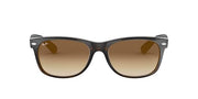 Ray-Ban New Wayfarer RB2132 Sunglasses - Light Havana/Clear Gradient Brown / 58 mm - 8053672562767