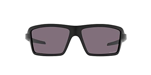 Oakley Cables Sunglasses - Matte Black/Prizm Grey / 63 mm - 888392576026