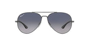 Ray-Ban Aviator RB3675 Sunglasses - Gunmetal/Blue Gradient Blue Polarized / 58 mm - X0031ERQFP