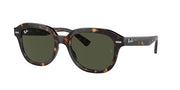 Ray-Ban Erik Low Bridge Fit RB4398F Sunglasses - Havana/Green / 53 mm - 8056597852012