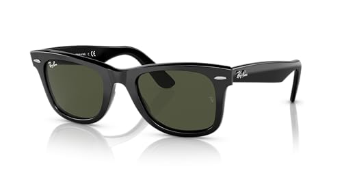 Ray-Ban Original Wayfarer RB2140 Sunglasses - Black/Green / 50 mm - 8056597693172