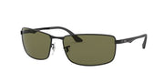 Ray-Ban RB3498 Sunglasses - Black / Polar Green (Polarised Lenses) / Small (X001E40DQ3) - X001E40DQ3