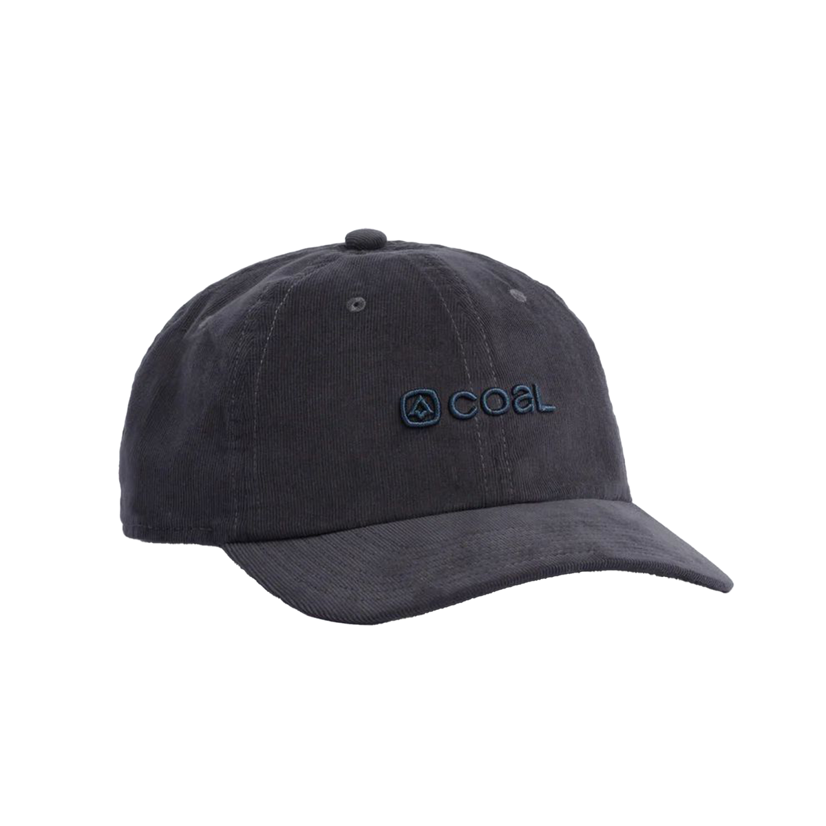 Coal Encore hat in slate gray with front logo patch and curved brim