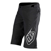 Kids' black riding shorts with TLD logo