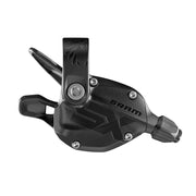 Black SRAM SX Eagle 12-speed trigger shifter with discrete clamp and single-click lever