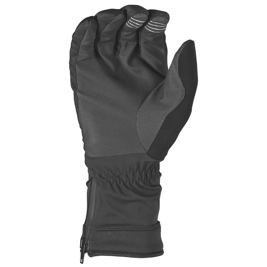 Black GTX LF glove with textured palm and adjustable cuff strap