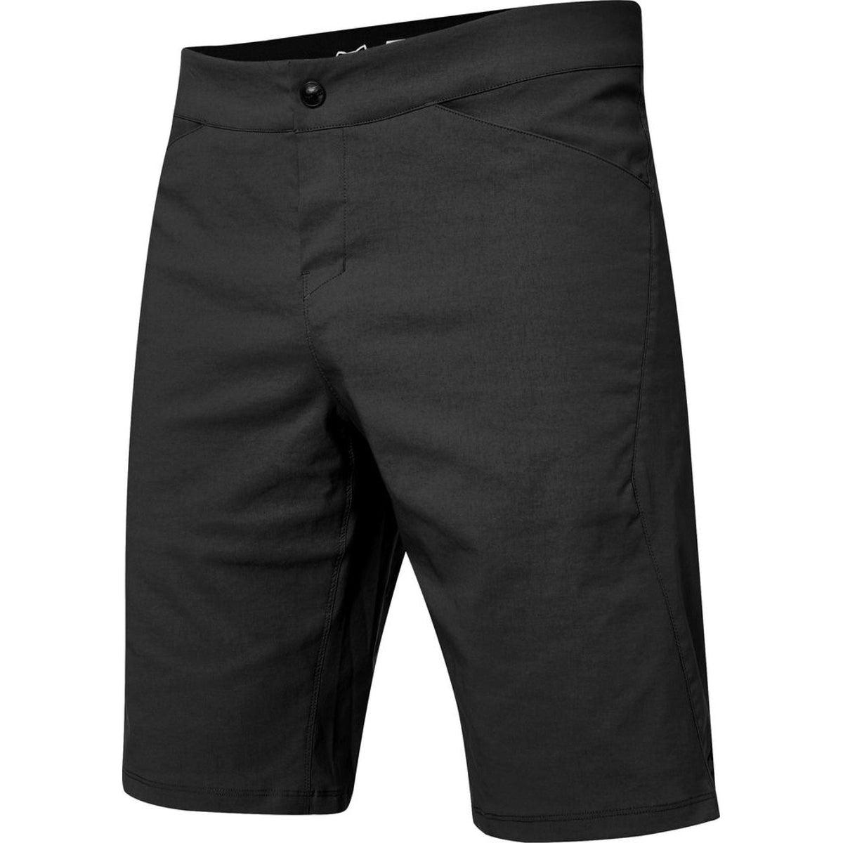 Men's dark charcoal trail shorts with button waist and side pockets