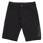 Troy Lee Designs women's Mischief shorts w/ liner, black, side pockets and logo