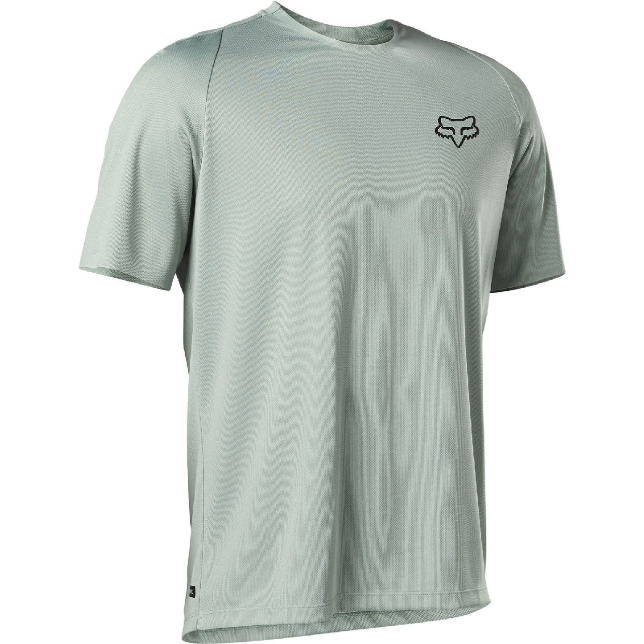 Light green short-sleeve performance jersey with Fox head logo on chest