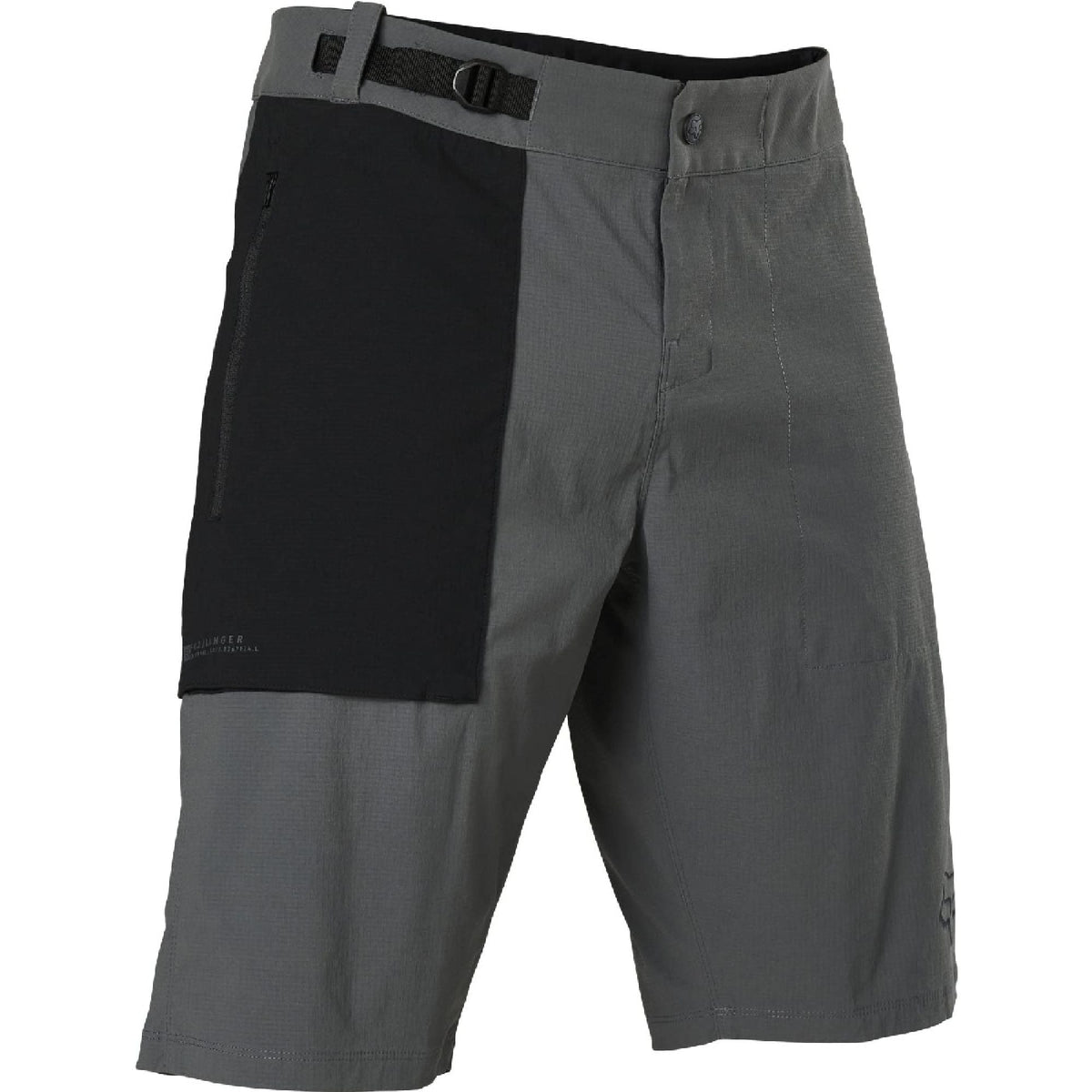 Dark Shadow utility shorts with belt loops and two-tone panel design