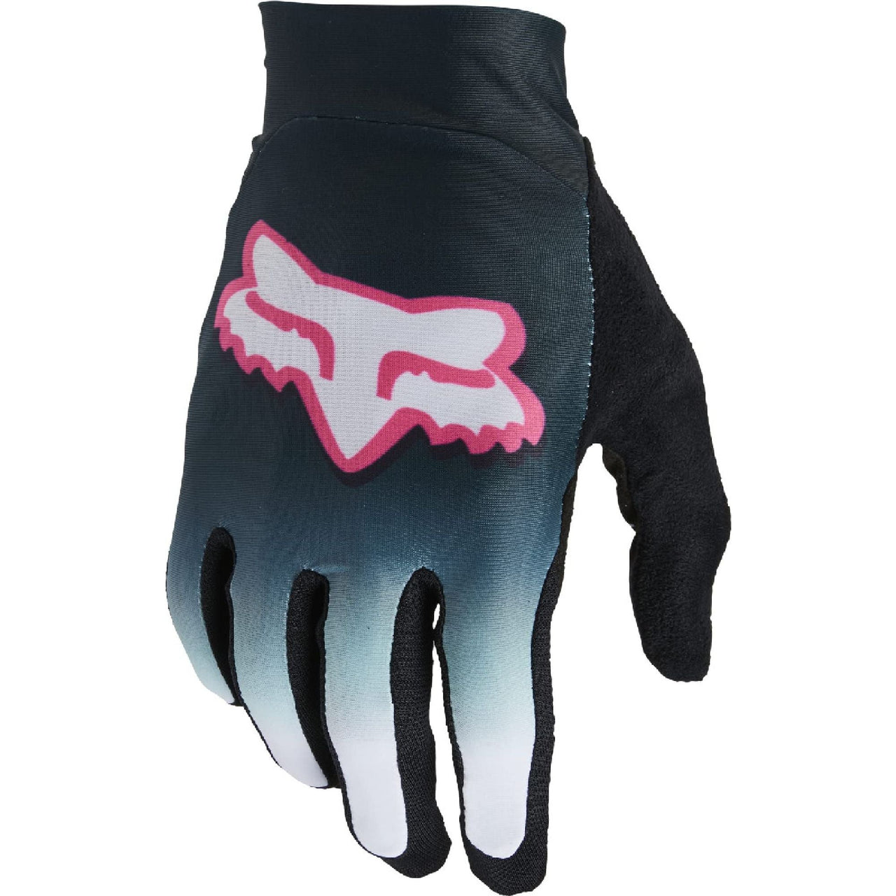 Flexair park glove, black with pink logo patch and light blue palm panel
