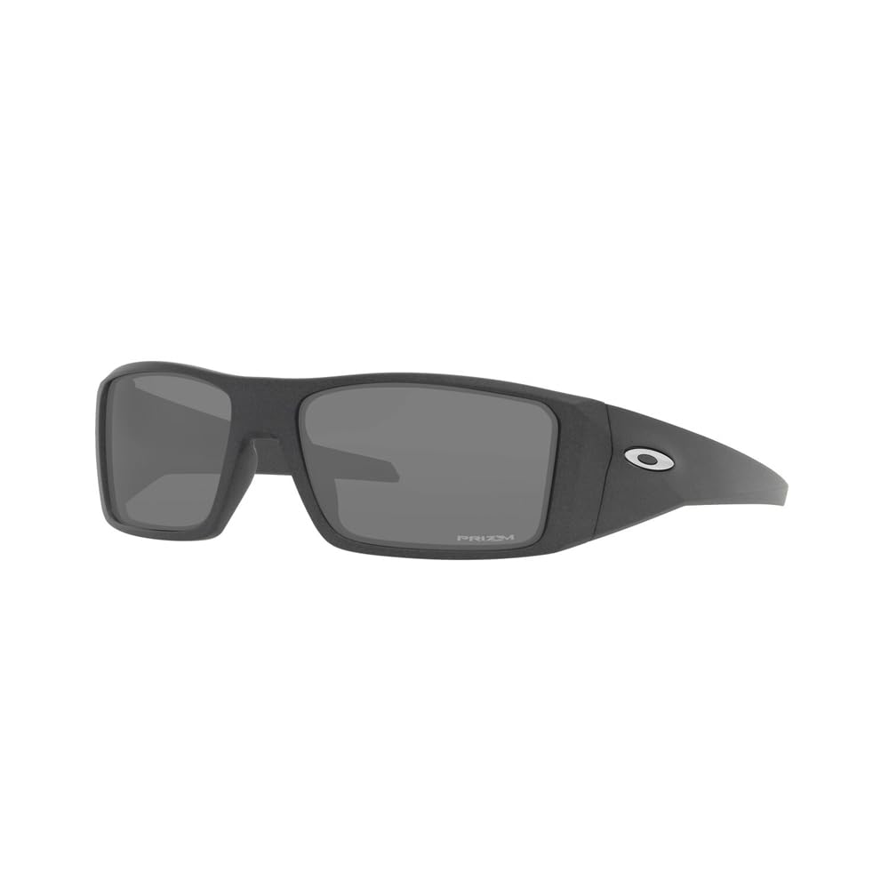 Oakley Heliostat Sunglasses - Steel/Prizm Black / 61 mm - 888392601568