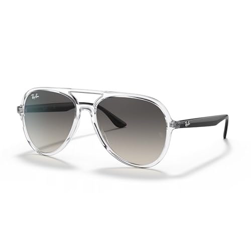 Ray-Ban Aviator RB4376 Sunglasses - Transparent / Grey Gradient / Large (X0037JEBNT) - X0037JEBNT
