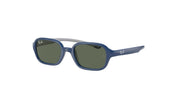 Ray-Ban RJ9074S Sunglasses - Blue on Rubber Grey/Dark Green / 39 mm - 8056597536233