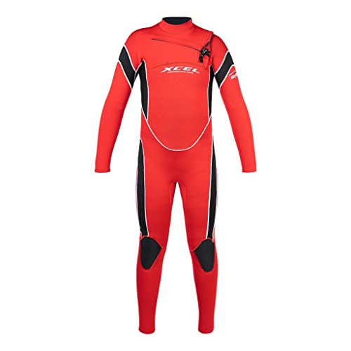 XCEL Youth Infiniti Solution 4/3mm Fullsuit - Fluorescent Lime/Sapphire - Fluorescent Lime / Sapphire Blue / 10