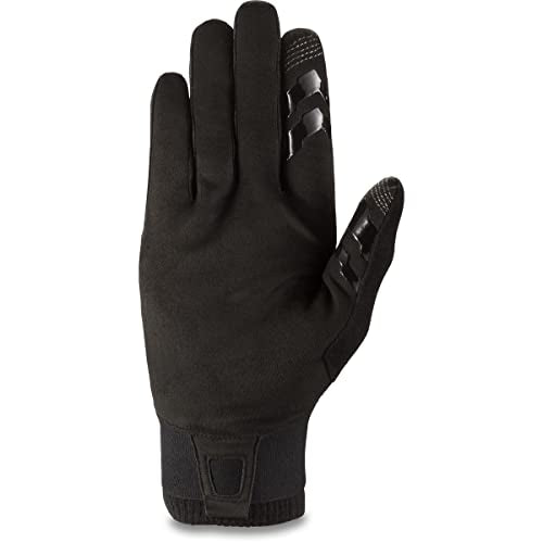 Dakine Covert bike glove for men, black with textured back and strap closure detail